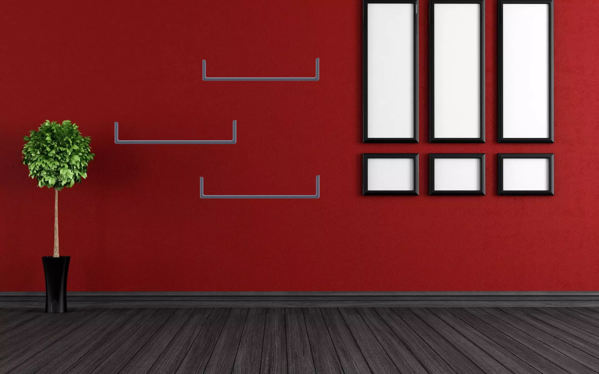 Modular Fillet Edged Shelf 3D print model_0