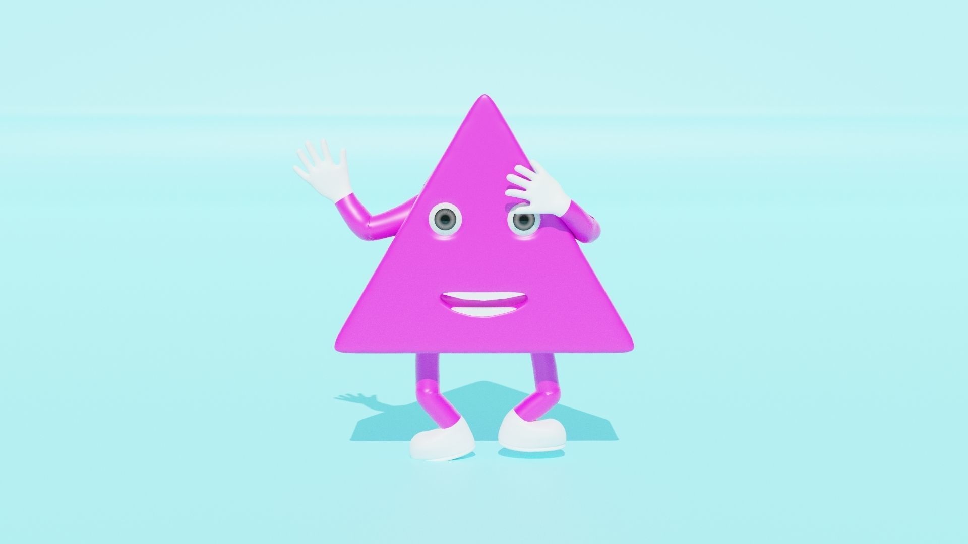 Rigged 3D shapes Low-poly 3D model_3