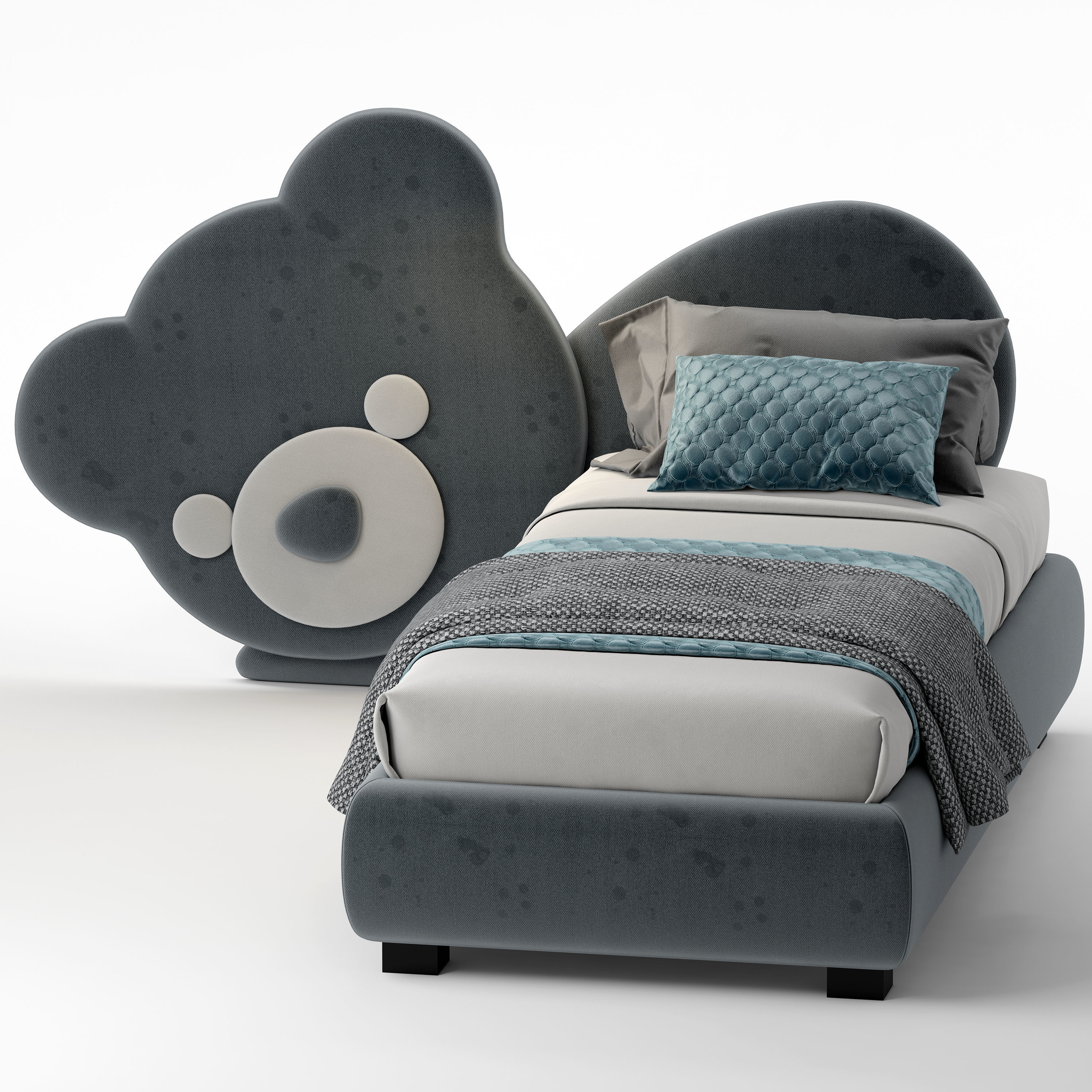Bside TEd bed 3D model_1