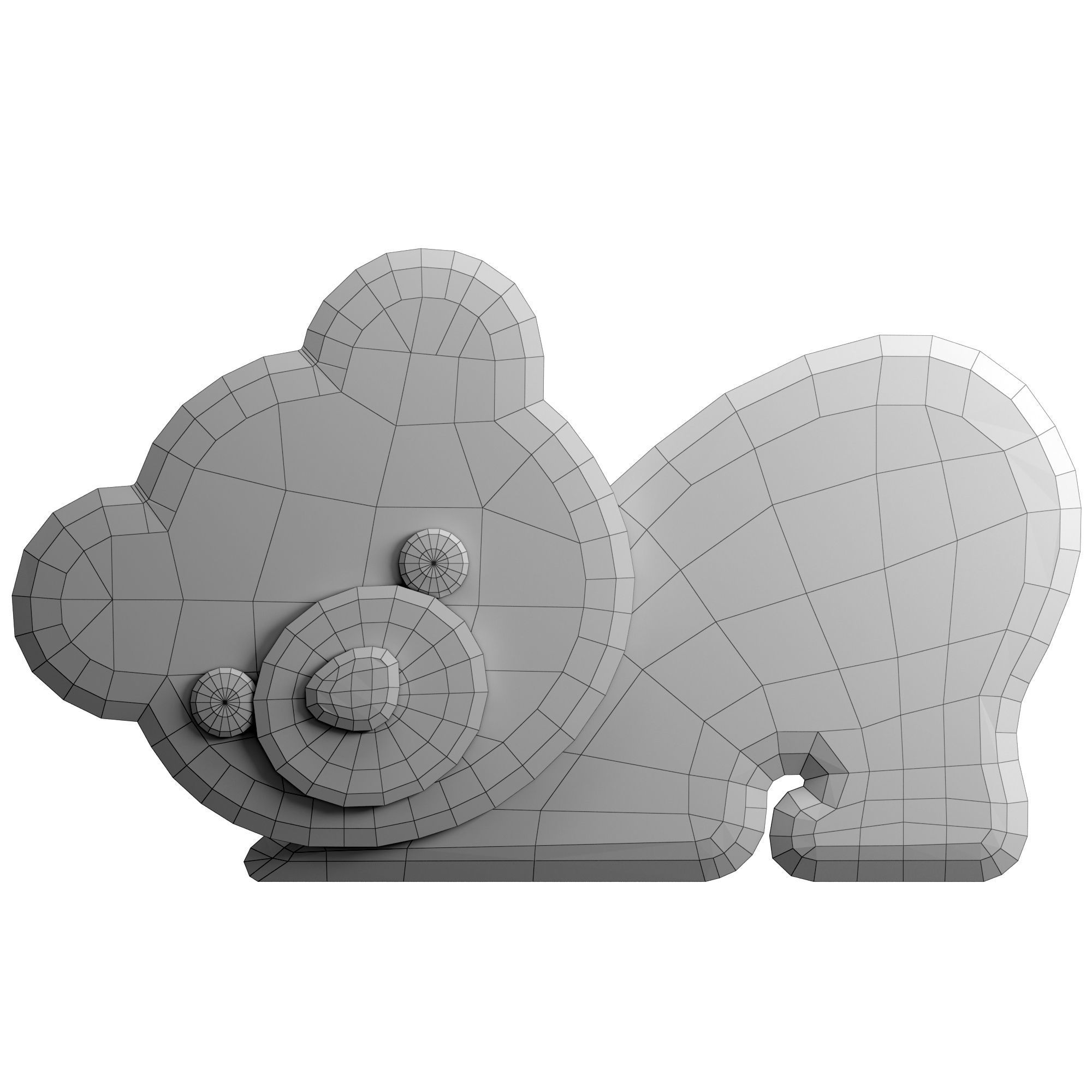 Bside TEd bed 3D model_4