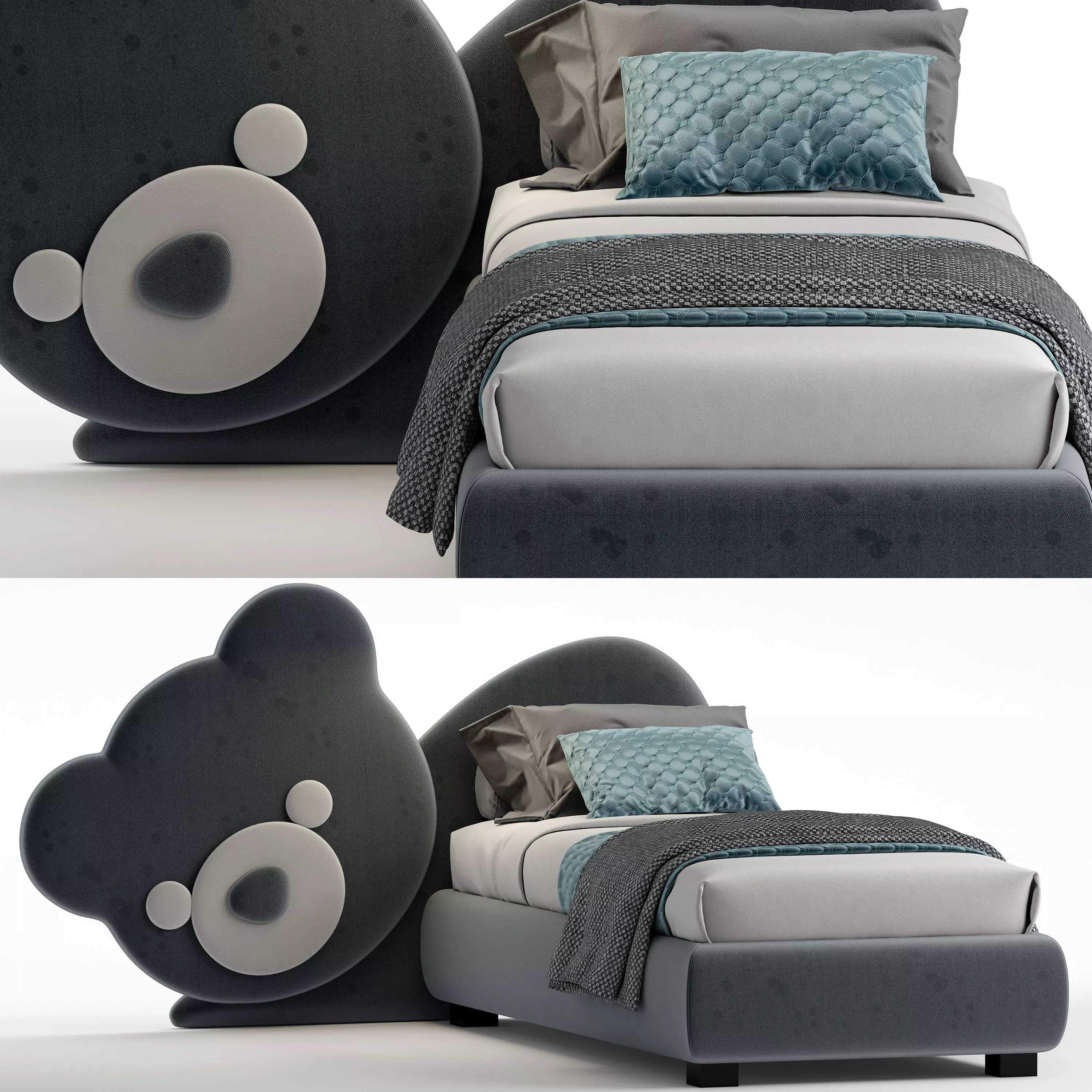 Bside TEd bed 3D model_0