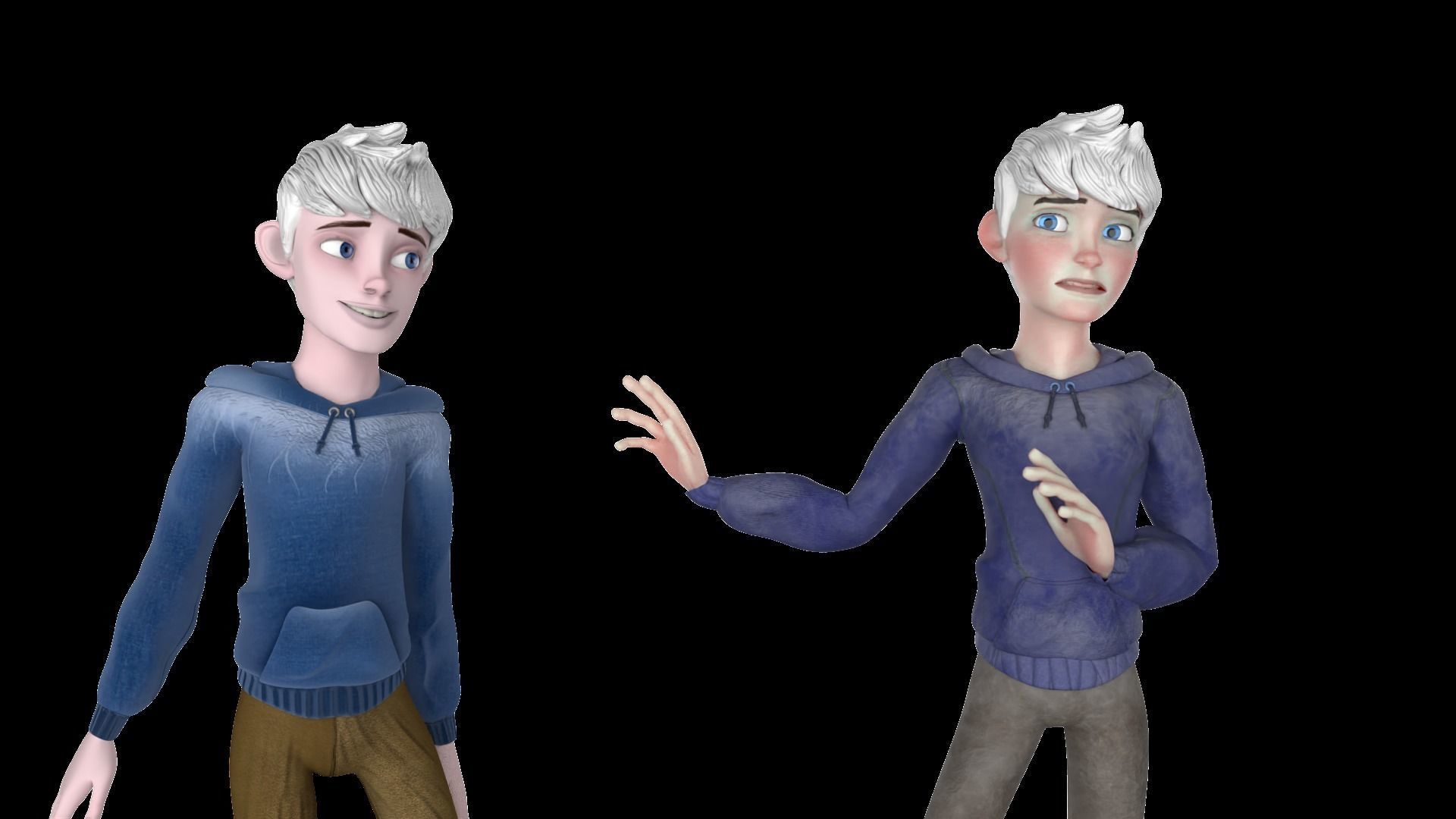 Jack Frost rigged  Free low-poly 3D model_10