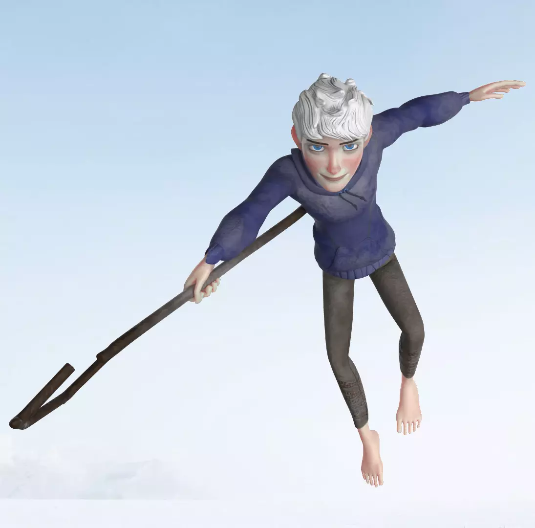 Jack Frost rigged  Free low-poly 3D model_0