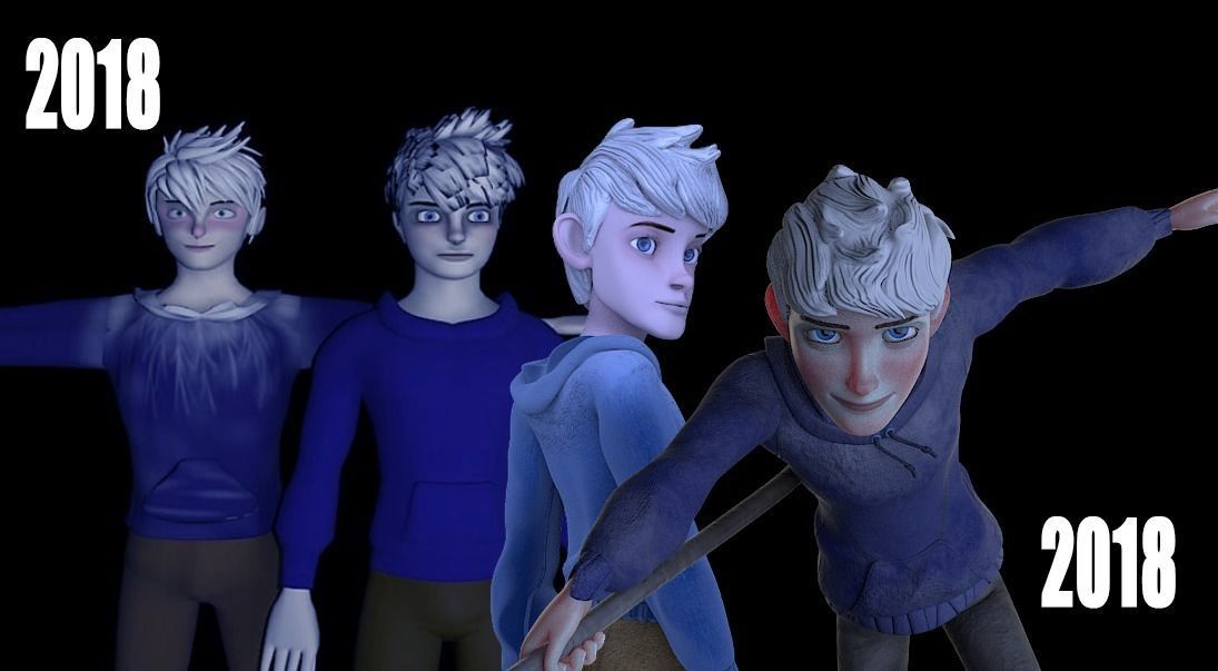 Jack Frost rigged  Free low-poly 3D model_9