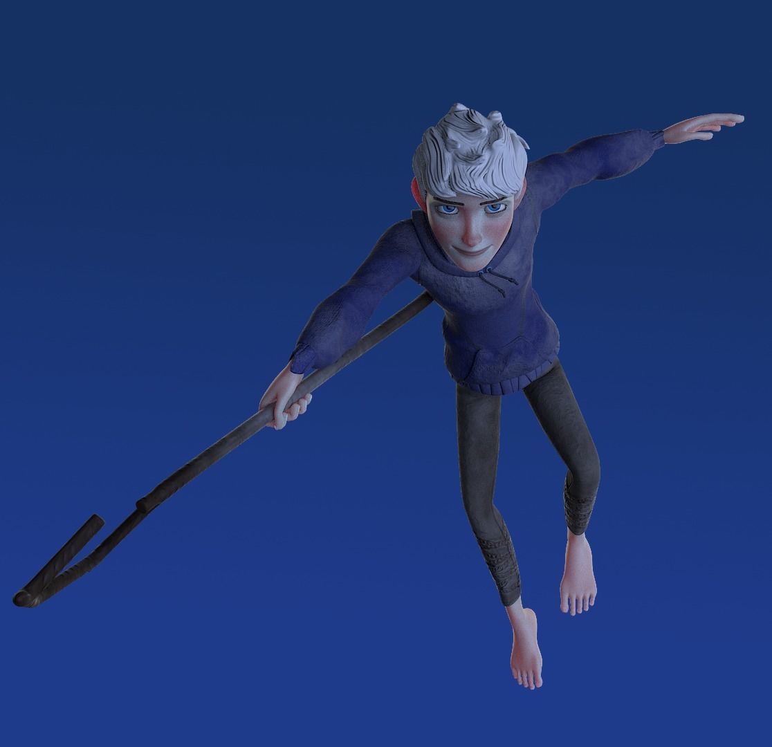Jack Frost rigged  Free low-poly 3D model_3