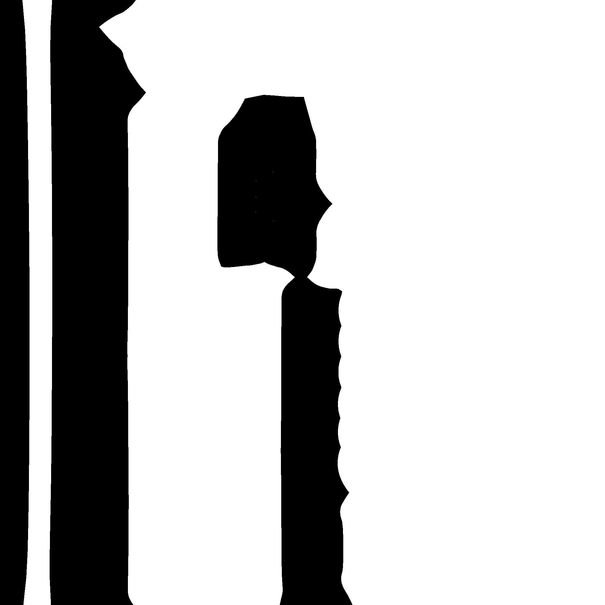 Choker Collar B03 Black Purple - Character Design Punk Gothic Low-poly 3D model_18