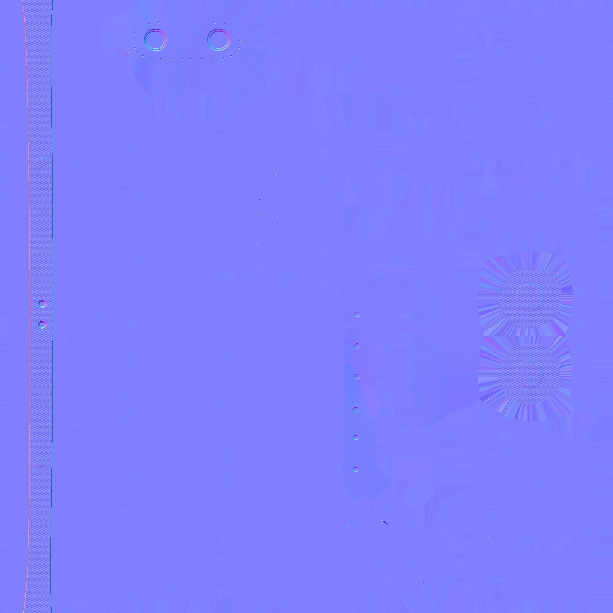 Choker Collar B04 Aluminum - Character Design Punk Gothic Low-poly 3D model_19