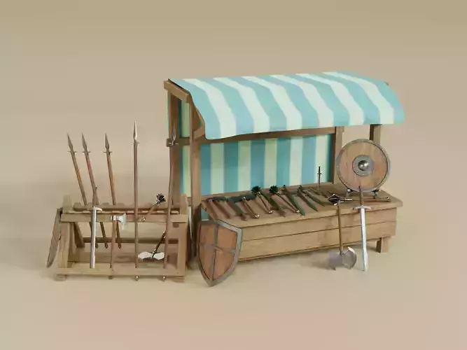 Medieval Market Weapons