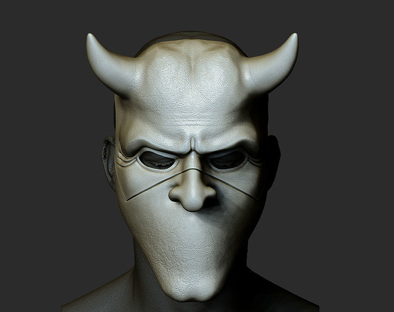 Mask fromNEW HORROR Black Phone film Grabber mask added new mask 3D print model_21