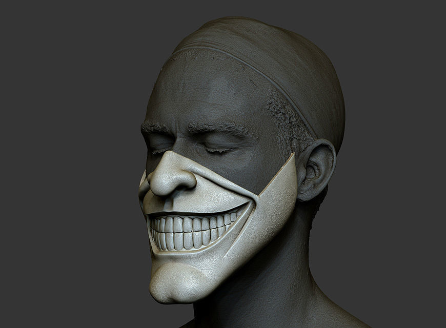 Mask fromNEW HORROR Black Phone film Grabber mask added new mask 3D print model_15