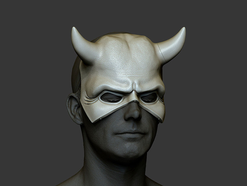 Mask fromNEW HORROR Black Phone film Grabber mask added new mask 3D print model_16