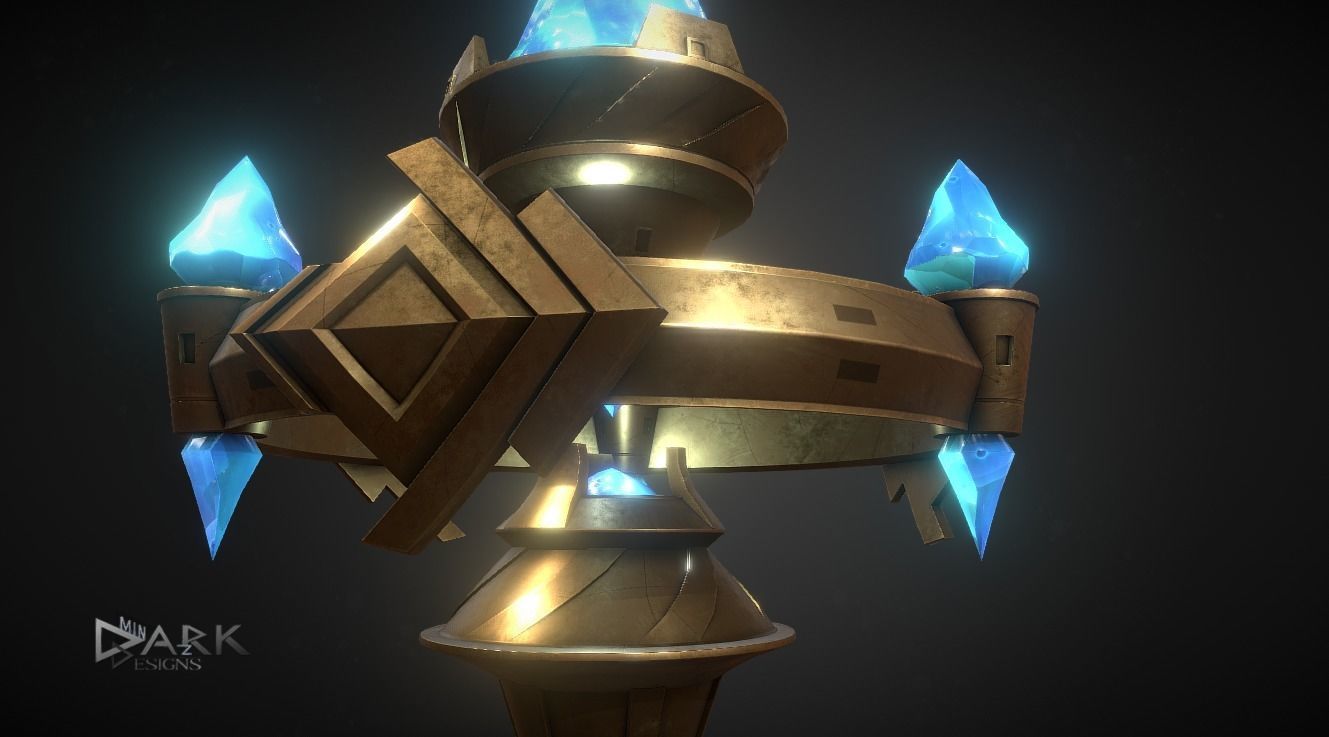 Aetheryte Final Fantasy 3D model_2