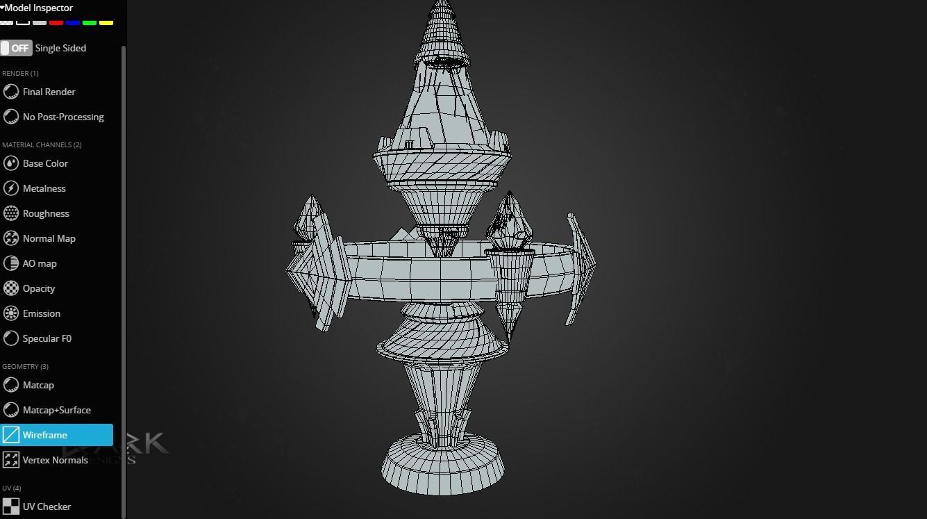 Aetheryte Final Fantasy 3D model_3