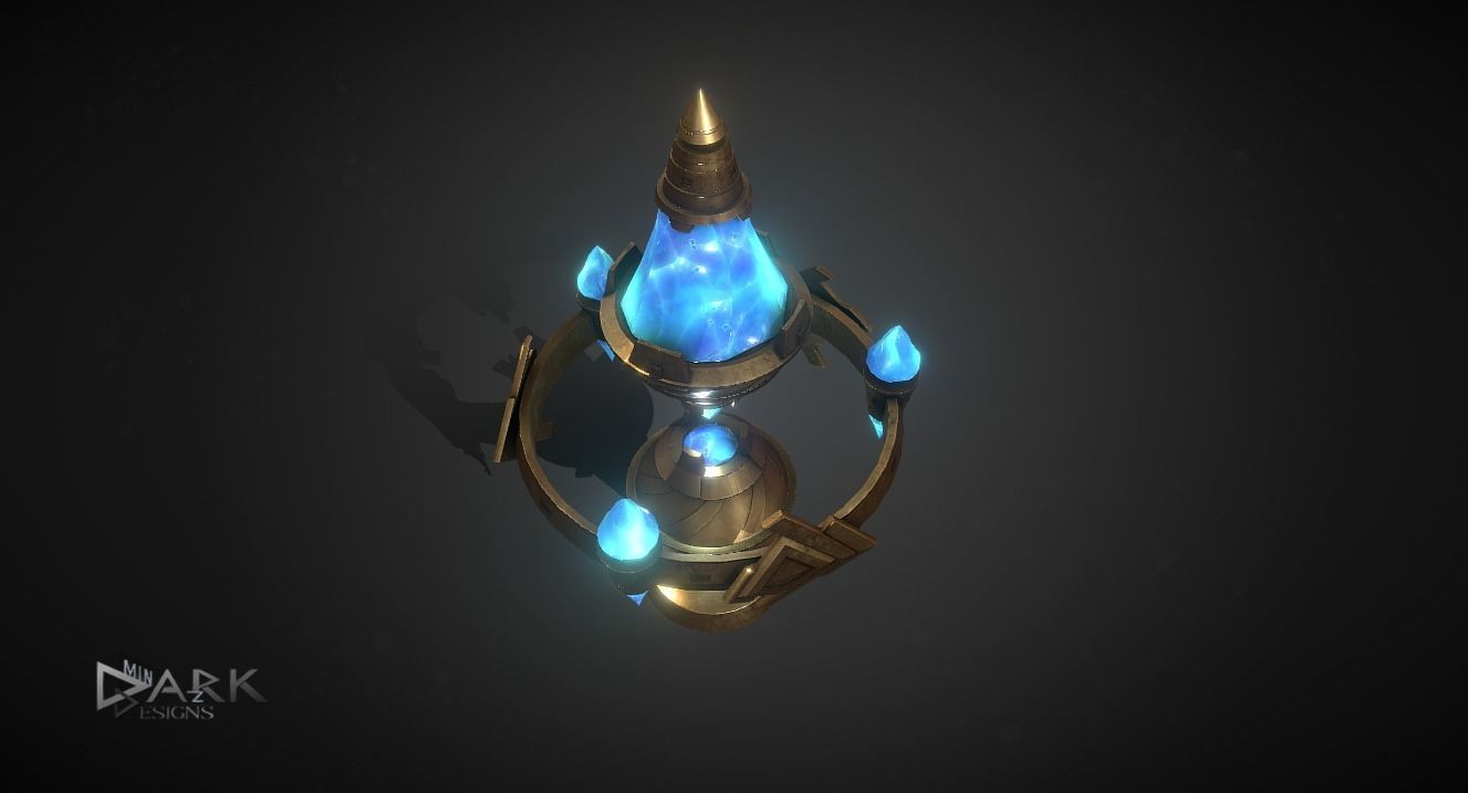 Aetheryte Final Fantasy 3D model_1