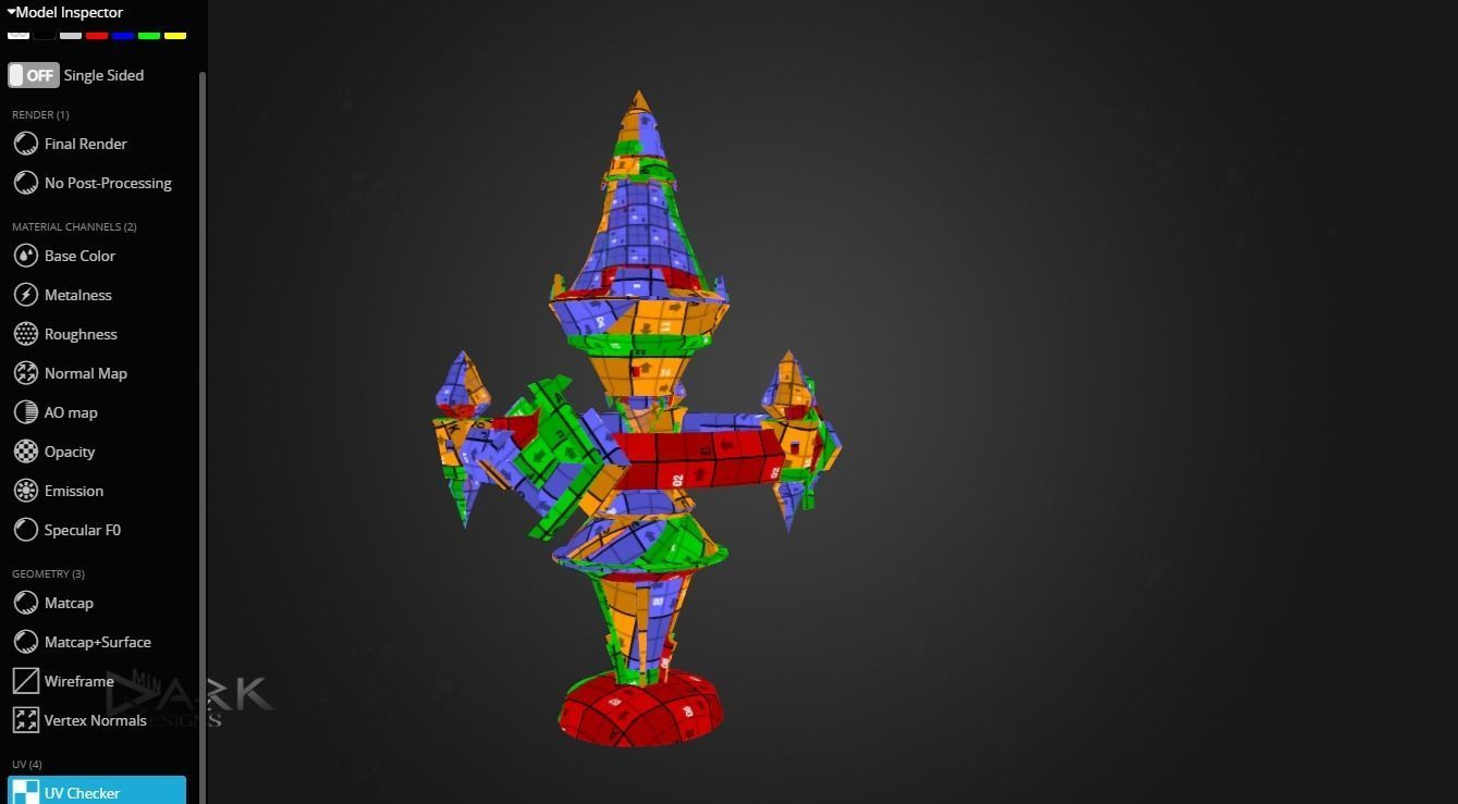 Aetheryte Final Fantasy 3D model_6