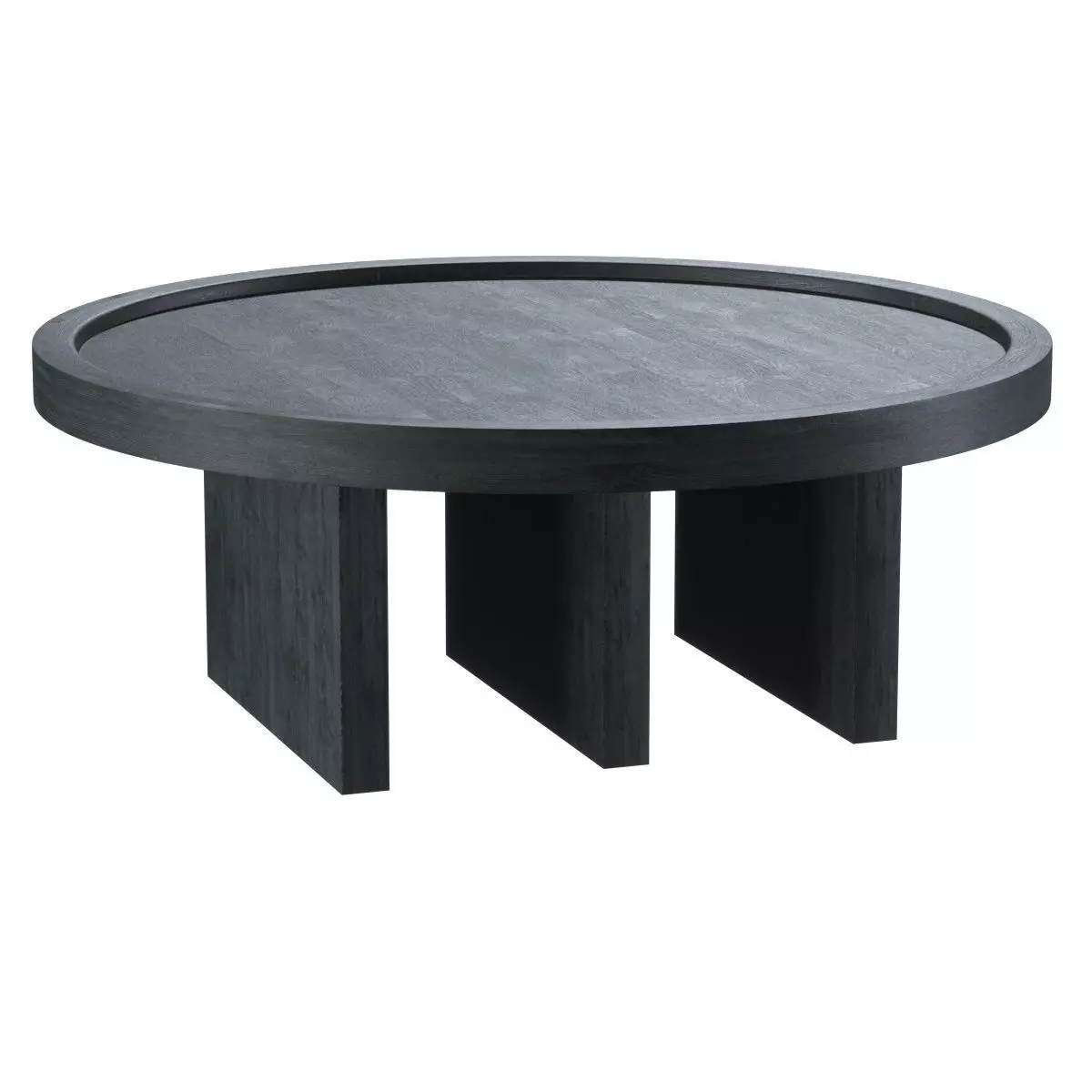 ODD Table Contemporary Side Table in Wood by Lucas Faber Low-poly 3D model