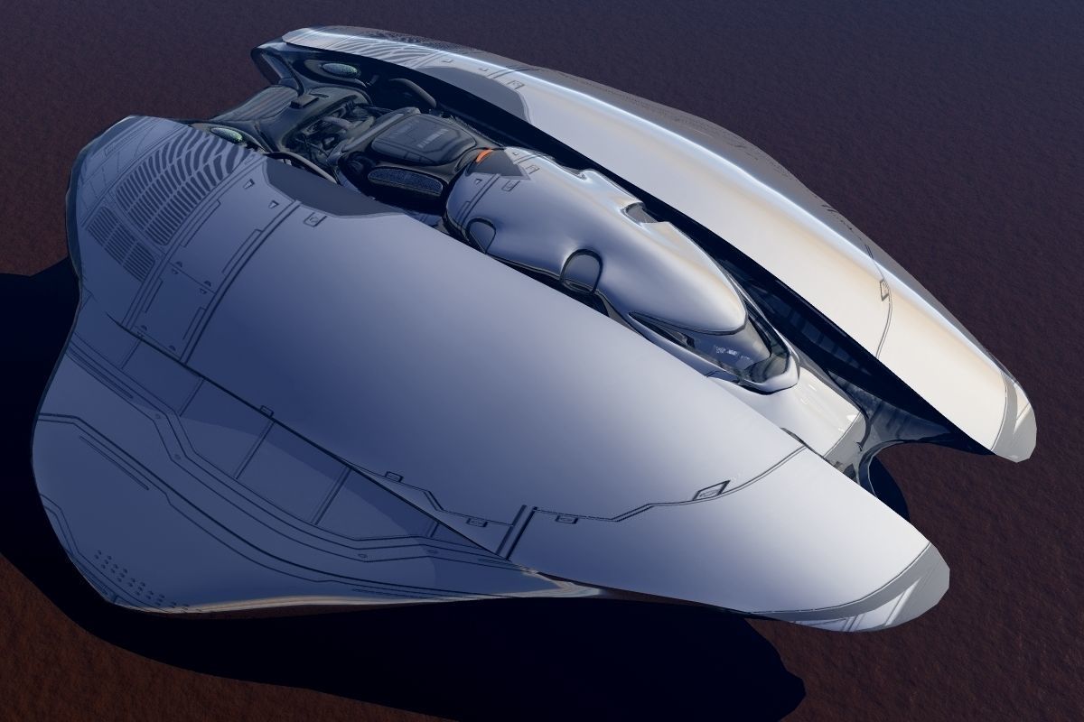 XZ8897Space Glyder Sport model 3D model_6