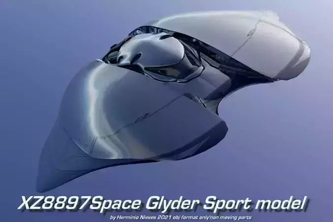 XZ8897Space Glyder Sport model 3D model XZ8897Space Glyder Sport model 3D model