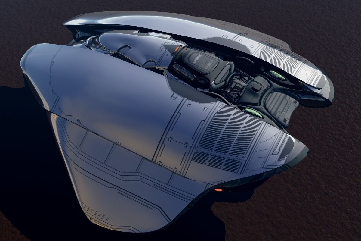 XZ8897Space Glyder Sport model 3D model_3