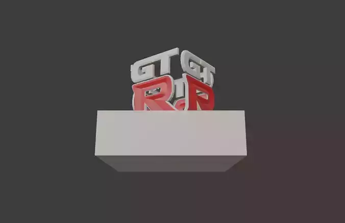 Nissan GTR Logo  3D model