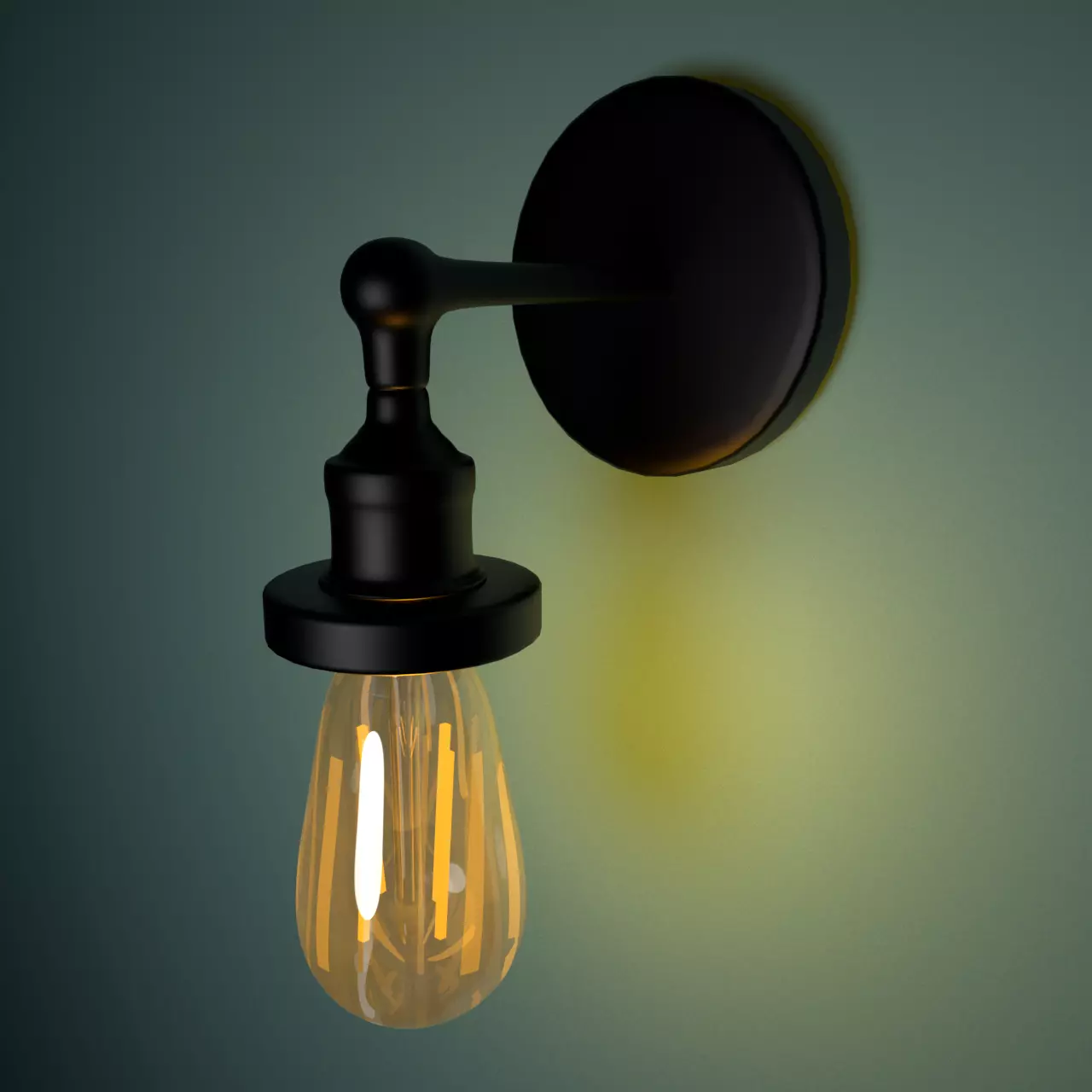 Wall Lamp 3D model_0