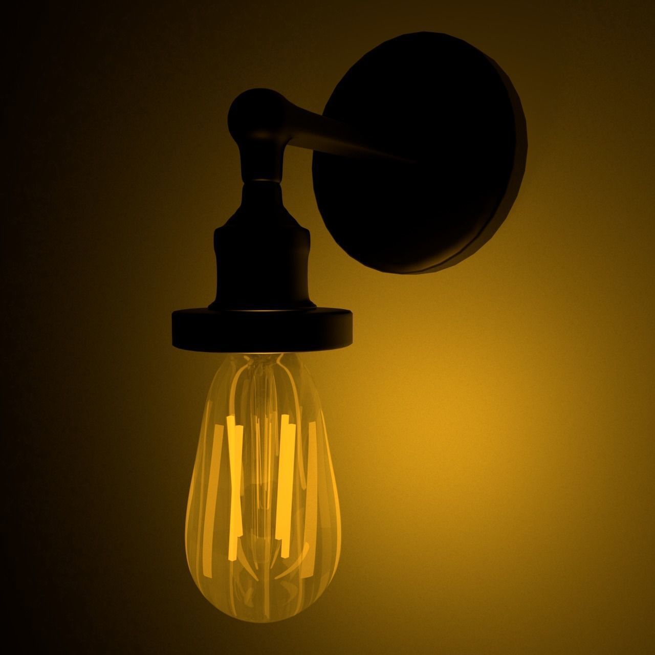 Wall Lamp 3D model_2