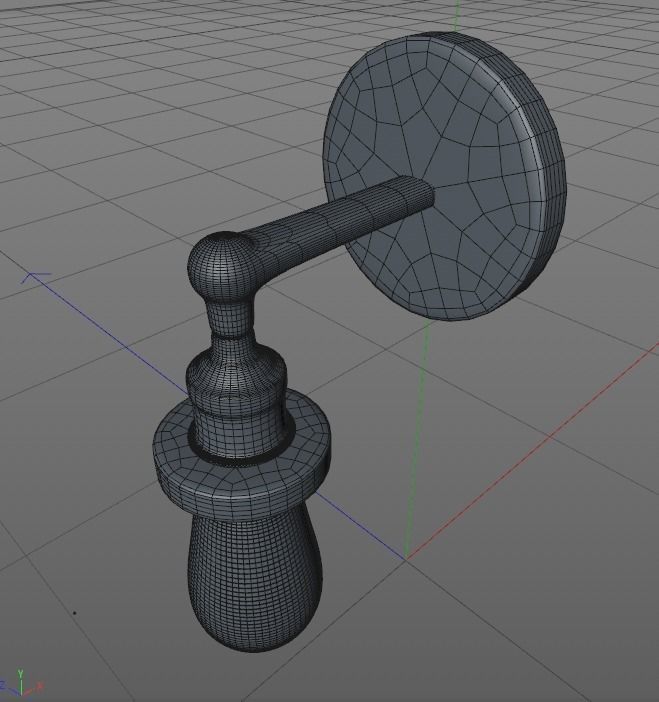 Wall Lamp 3D model_5