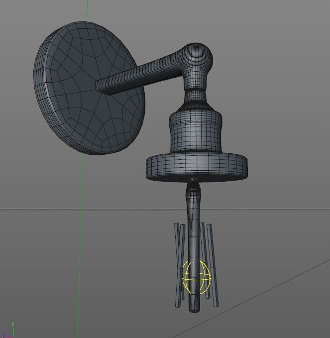Wall Lamp 3D model_6