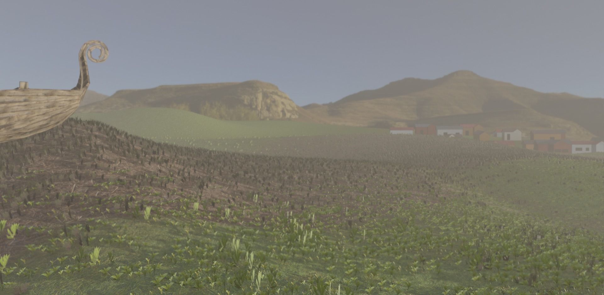 Isolated Nordic Sculpture Low-poly 3D model_7