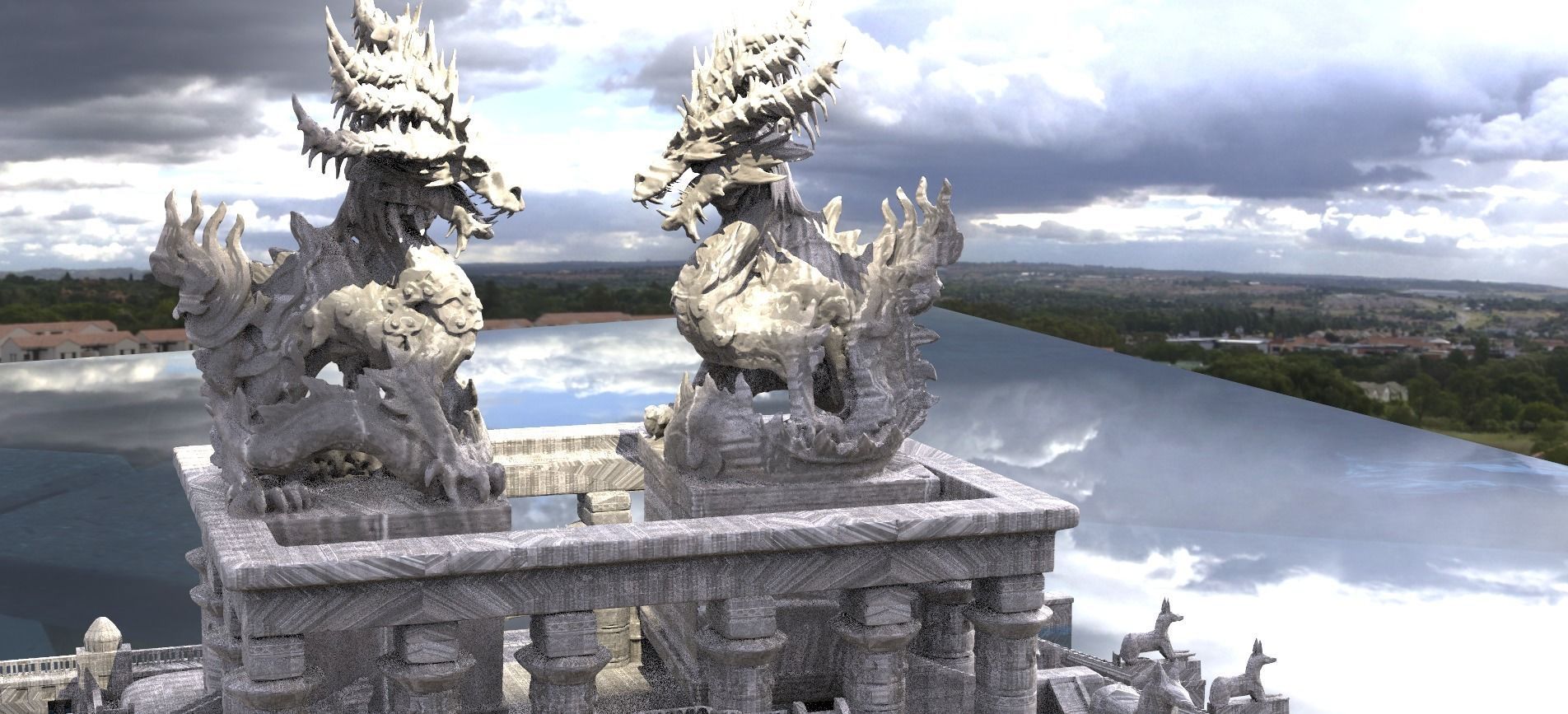 Dragon Temple Nile 3D model_4