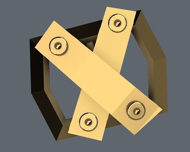Arcane League of Legends - Jinx belt buckle 3D print model