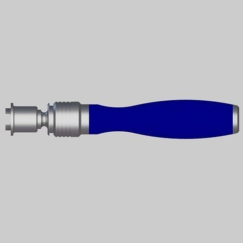 Orthopedic Straight Driver Handle 3D model