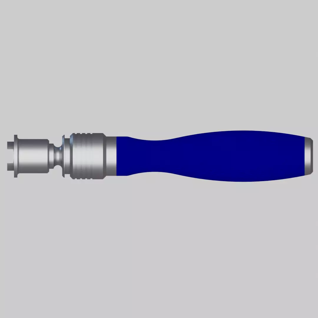 Orthopedic Straight Driver Handle 3D model_0