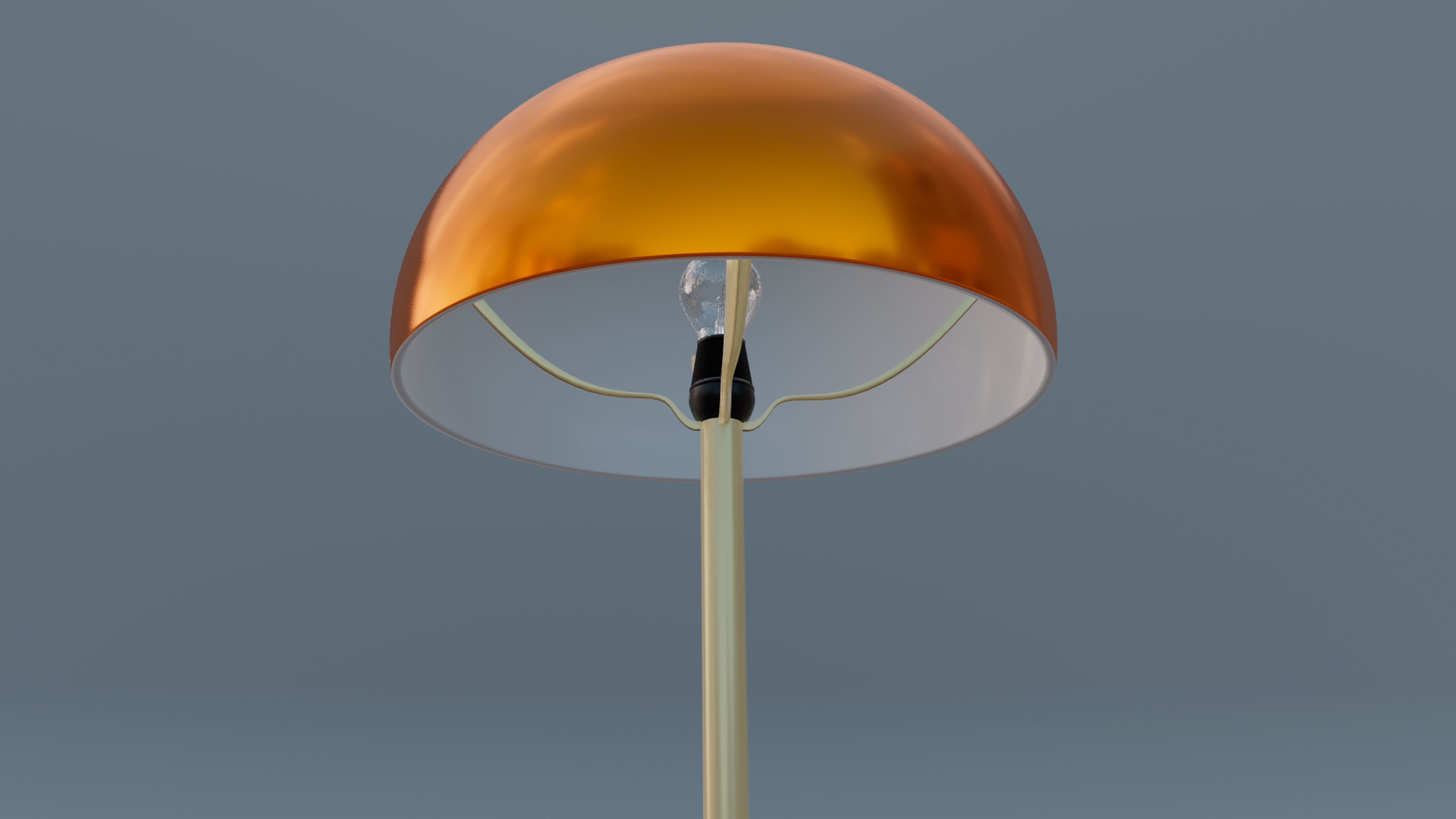 Bedside Lamp classic 1965 Low-poly 3D model_4