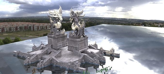 Dragon Temple Nile variation 3D model