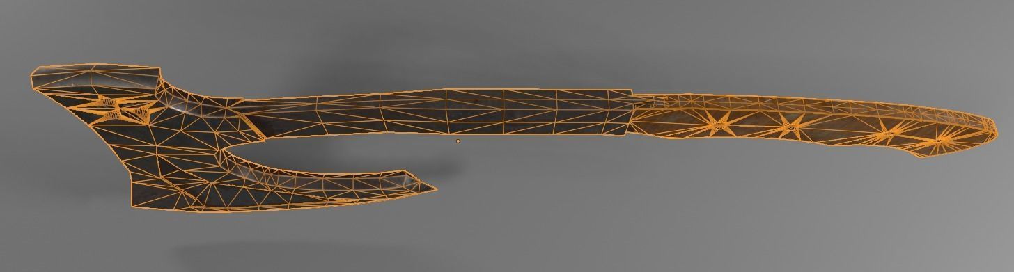 Old Hatchet - PBR GAME READY Low-poly 3D model_14