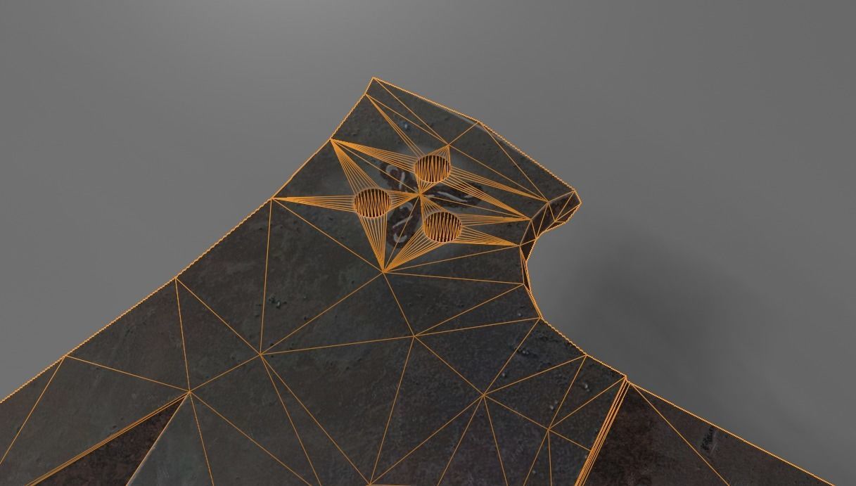 Old Hatchet - PBR GAME READY Low-poly 3D model_13