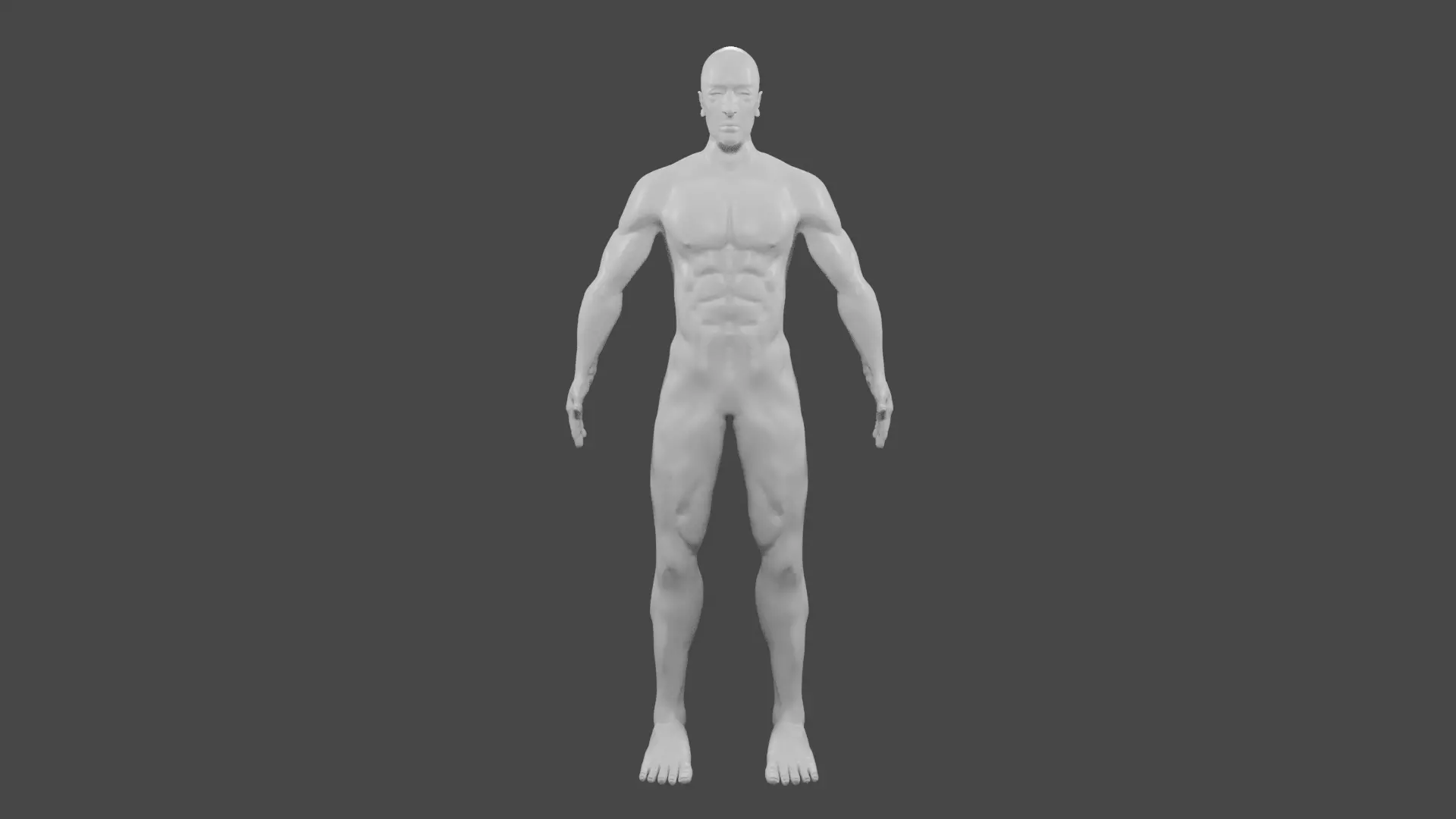 Base mesh man 3D model