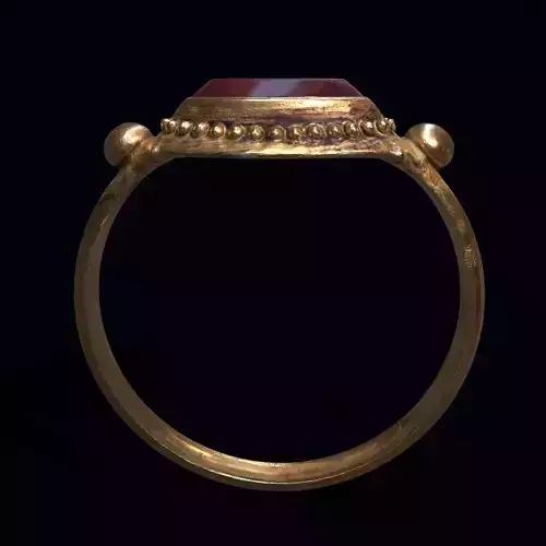 Byzantine Ring Low-poly 3D model