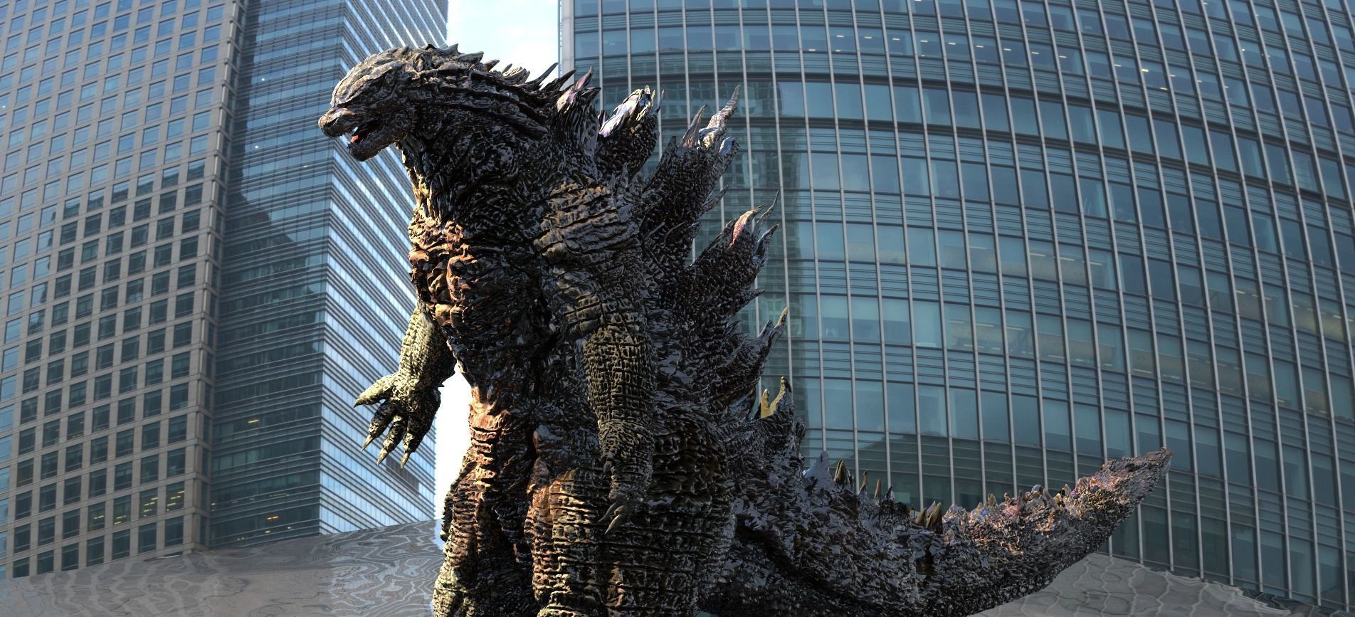 Godzilla - King of Giant monsters 3D model_3