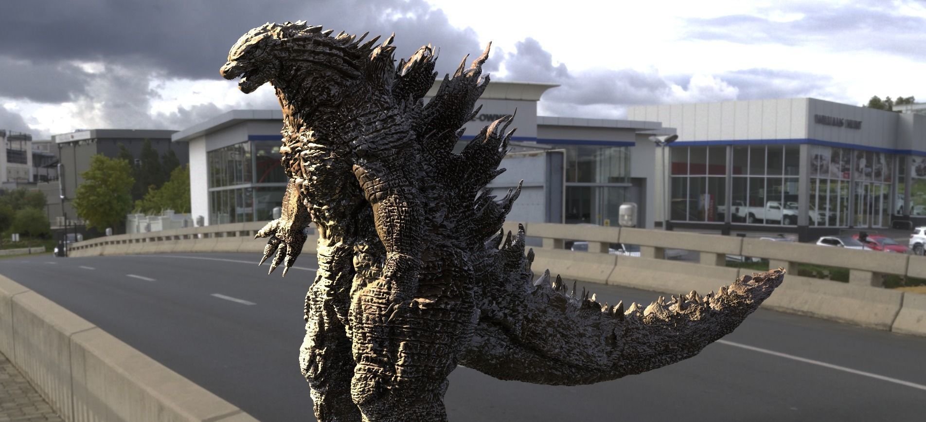 Godzilla - King of Giant monsters 3D model_8