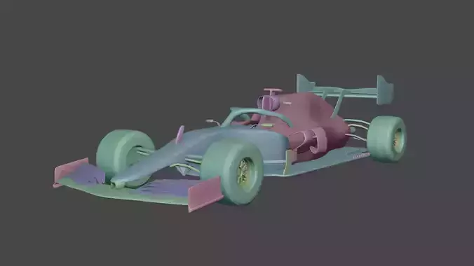 Formula 1 Inspired Car 3D model