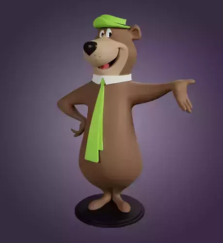 Yogi Bear 3D print model
