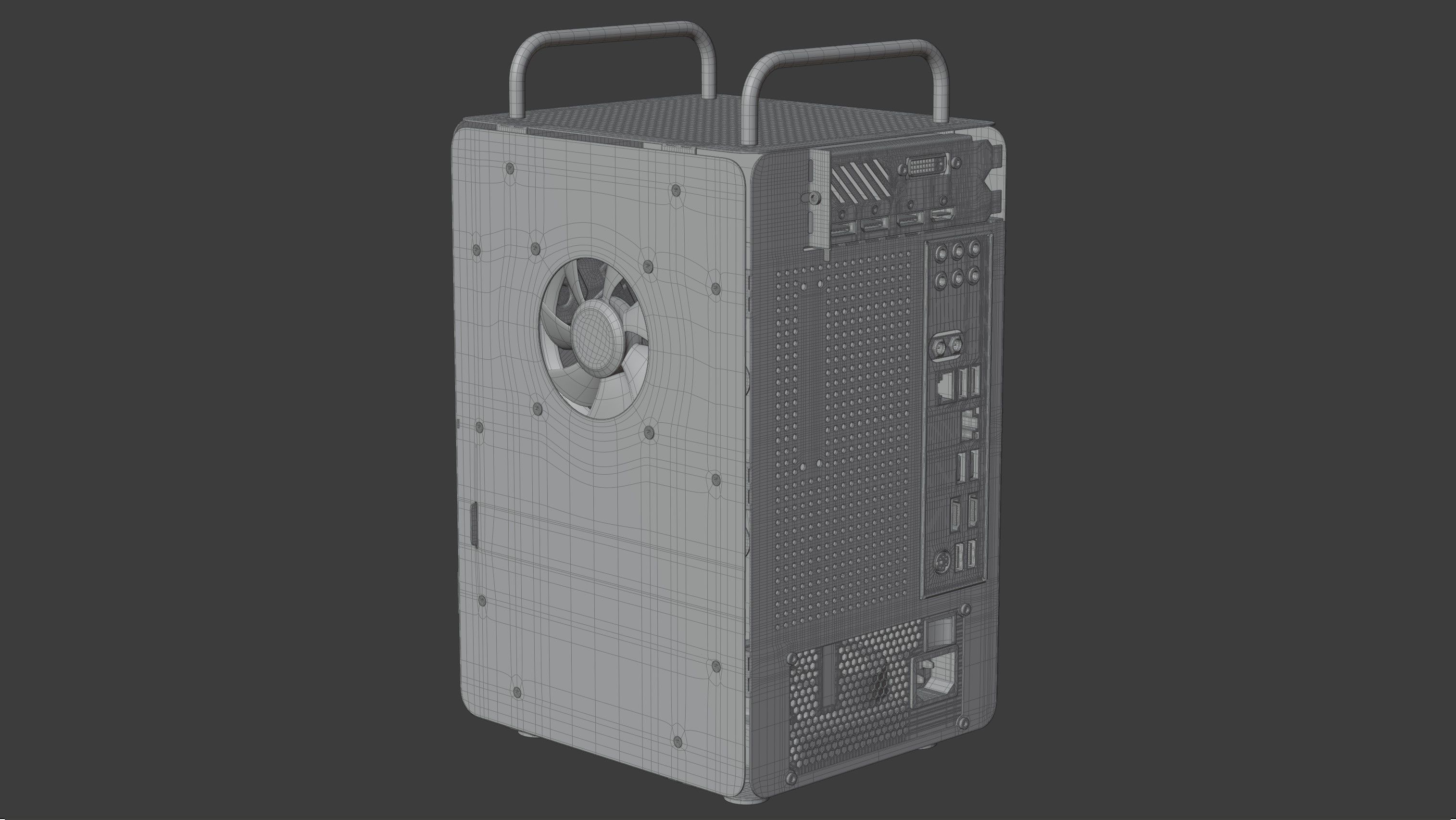Teenage Engineering Computer 1 Mini ITX PC Chassis 3D model_19