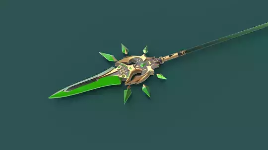 Jade Spear from Genshin Impact Cosplay Videogames