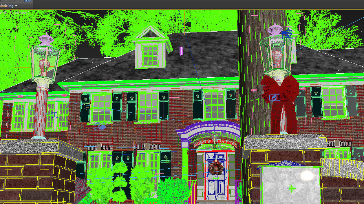 The most accurate copy of the house from the movie HOME ALONE  Low-poly 3D model_6