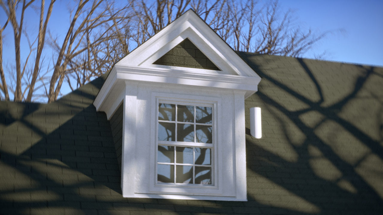 The most accurate copy of the house from the movie HOME ALONE  Low-poly 3D model_10
