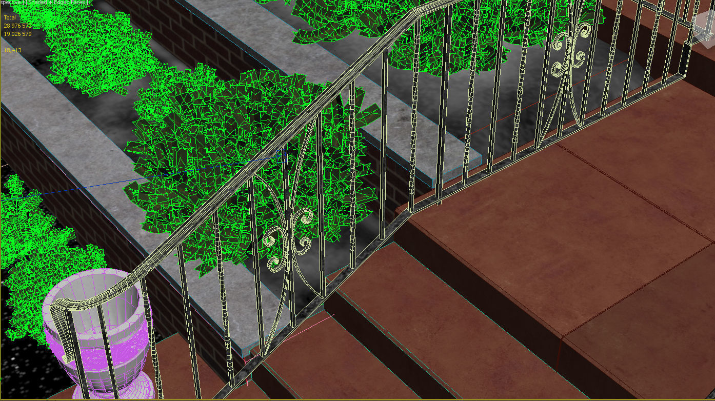The most accurate copy of the house from the movie HOME ALONE  Low-poly 3D model_24