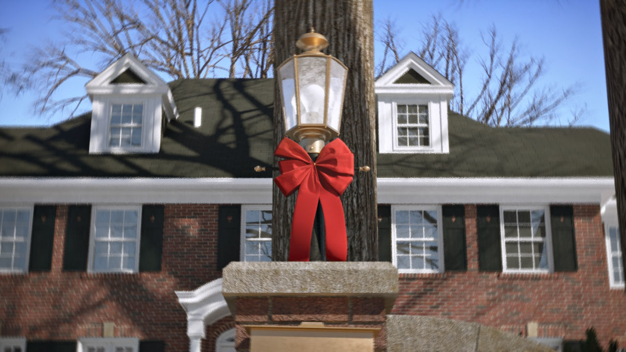 The most accurate copy of the house from the movie HOME ALONE  Low-poly 3D model_9