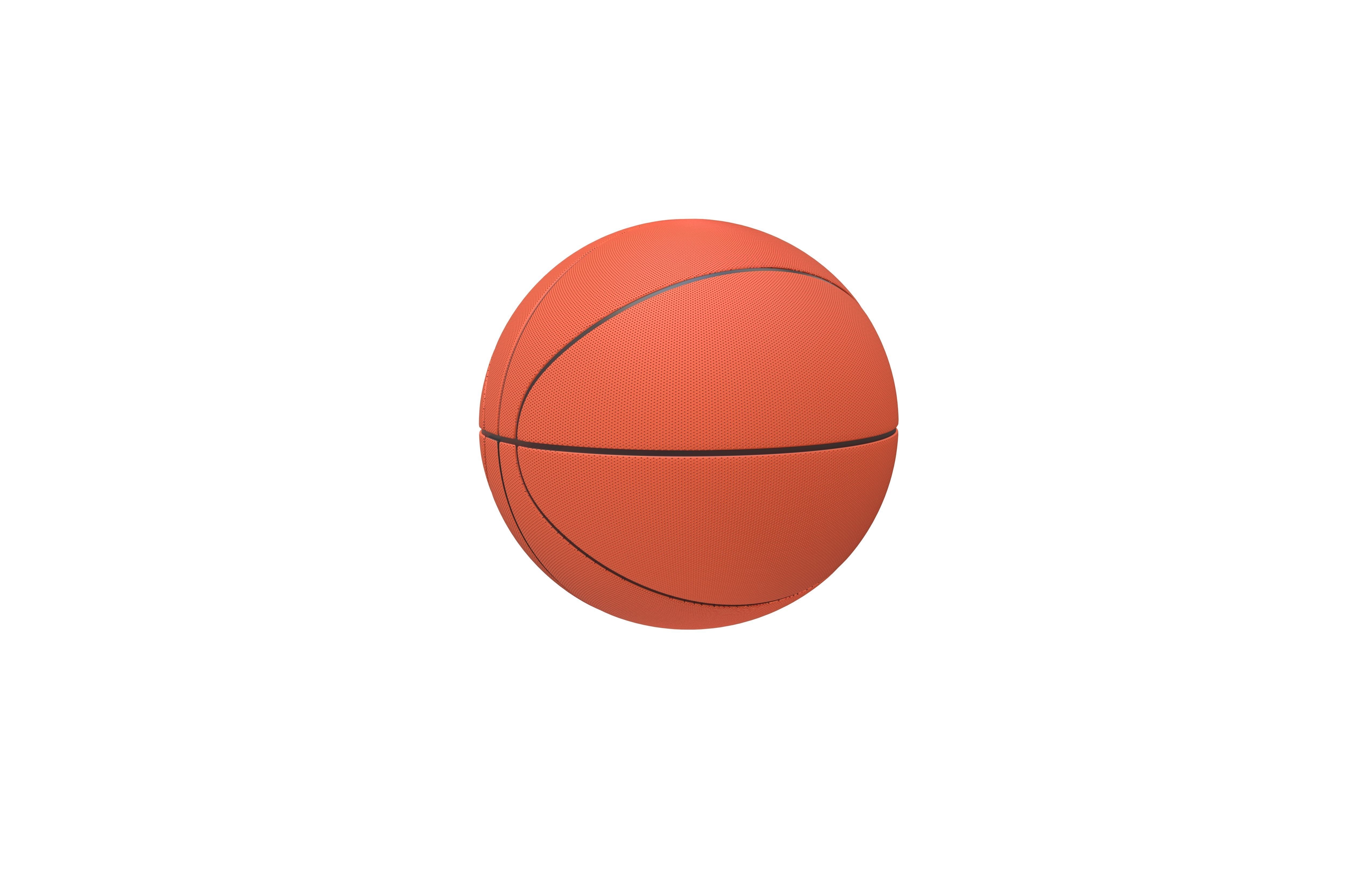 Basketball v1 001 Low-poly 3D model_3